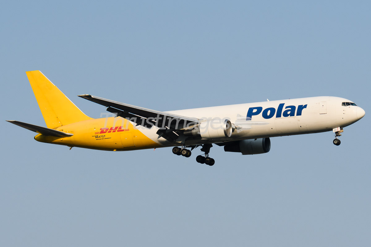 Boeing 767-400 N647GT DHL Polar Cargo hybrid